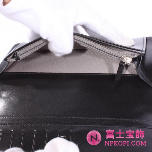 シャネル クルーズライン アイコン 長財布 ブラック A37151